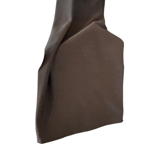 Brittany Black Ruffle V Neck Blouse Women's S Stretchy 3/4 Sleeve Top Whimsygoth - Picture 5 of 8